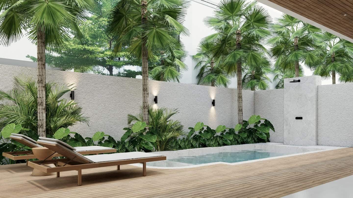 MODERN TROPICAL 3 BEDROOM VILLA FOR SALE LEASEHOLD IN CANGGU BE-1955 